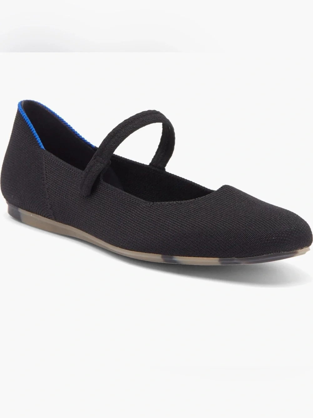 New Rothy's The Square Mary Jane Flats in Black 7.5